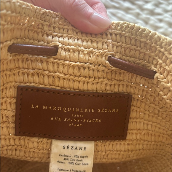 Sezane Mini Farrow Raffia Bag - Picture 3 of 4